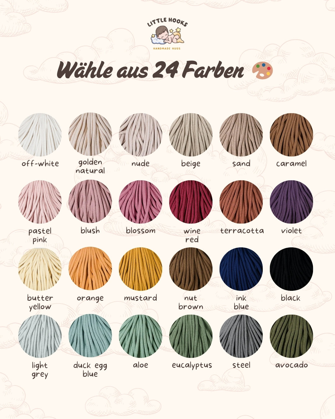 Personalisierter Moseskorb mit Verdeck (75cm x 40cm x 41cm)